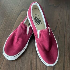 Vans Unisex Slip-On Sneakers - Garnet